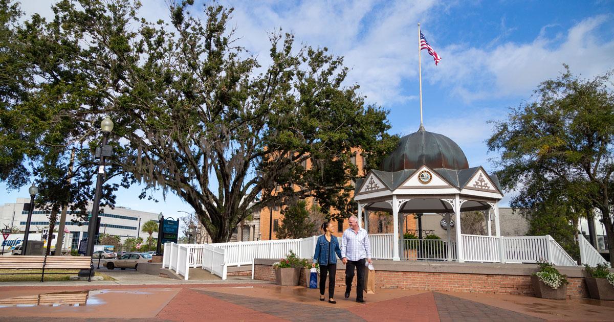 Ocala's Downtown Square - Courtesy of ocalamarion.com